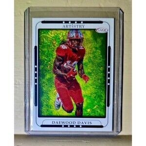 Daewood Davis 2023 SAGE NFL Artistry Football #34 Card